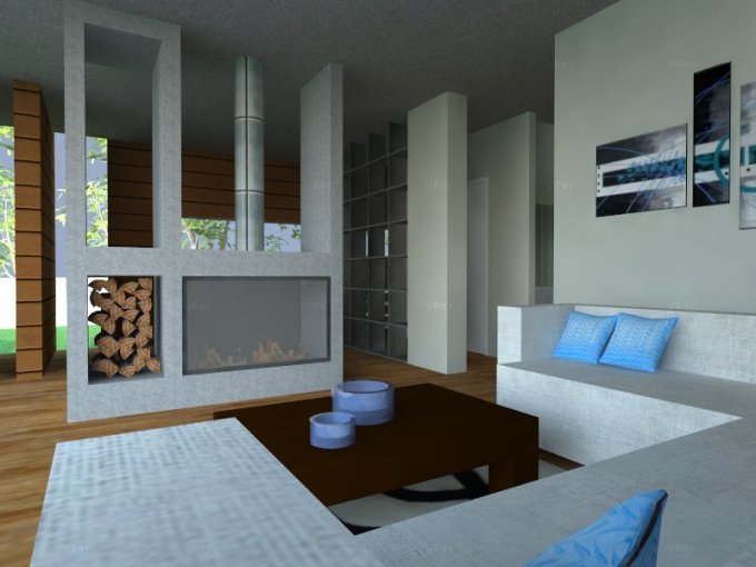 CUBE CONCEPT - wooden house model