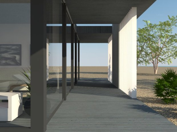 SUMMER HOUSE - wooden house model