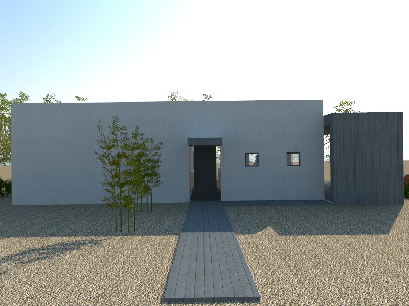 SUMMER HOUSE - wooden house model