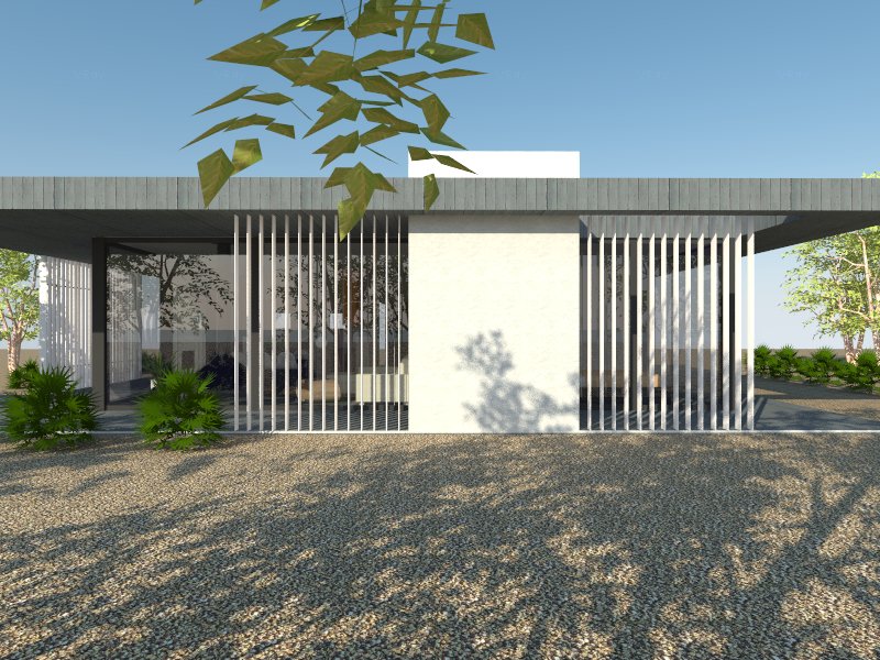 SUMMER HOUSE - wooden house model