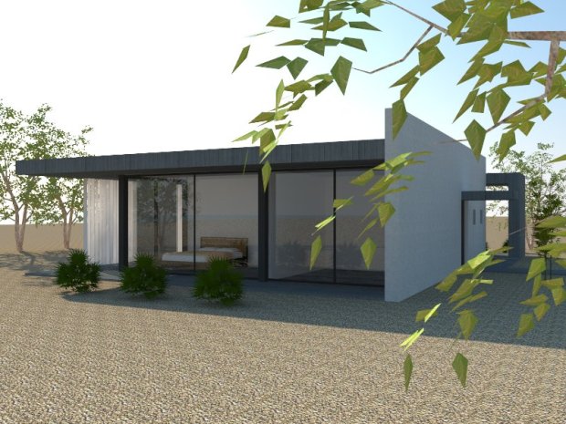 SUMMER HOUSE - wooden house model