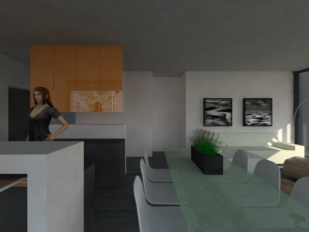 SUMMER HOUSE - wooden house model