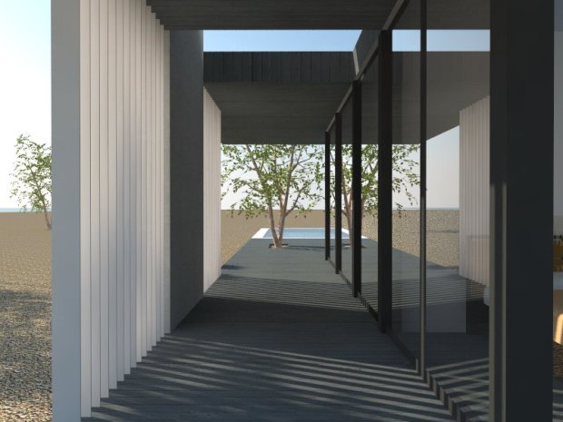 SUMMER HOUSE - wooden house model