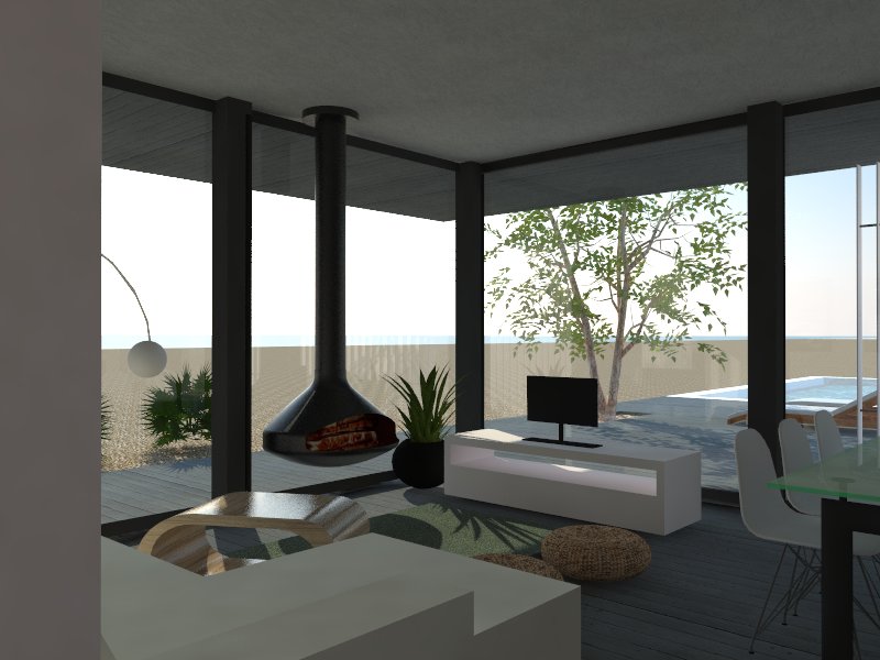 SUMMER HOUSE - wooden house model