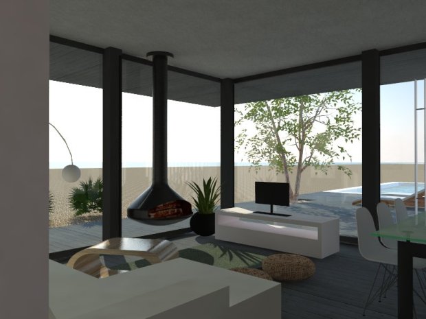 SUMMER HOUSE - wooden house model