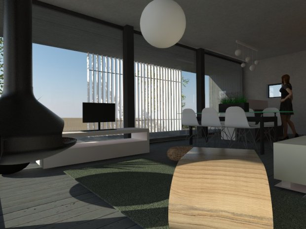 SUMMER HOUSE - wooden house model