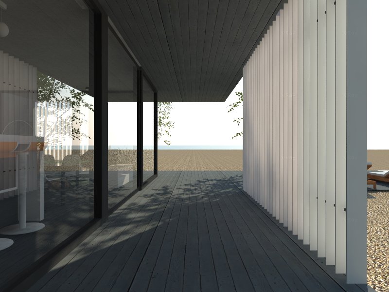 SUMMER HOUSE - wooden house model